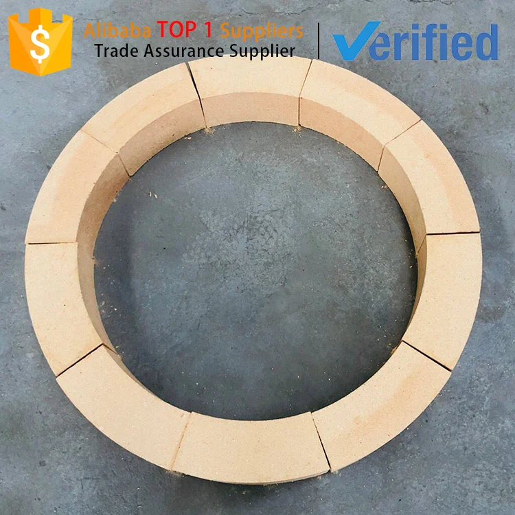 Refractory Brick Manufacturer Provide Curved Round Clay Fire Brick ...