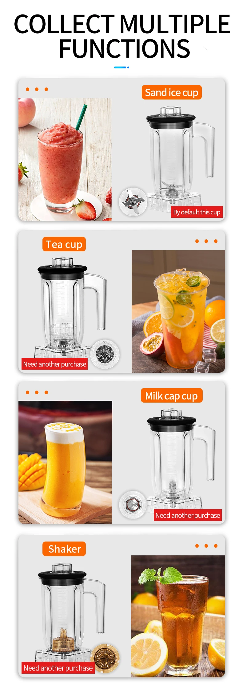 Best Ice Blender Price,Ice Breaker Blender Commercial For Milk Shop