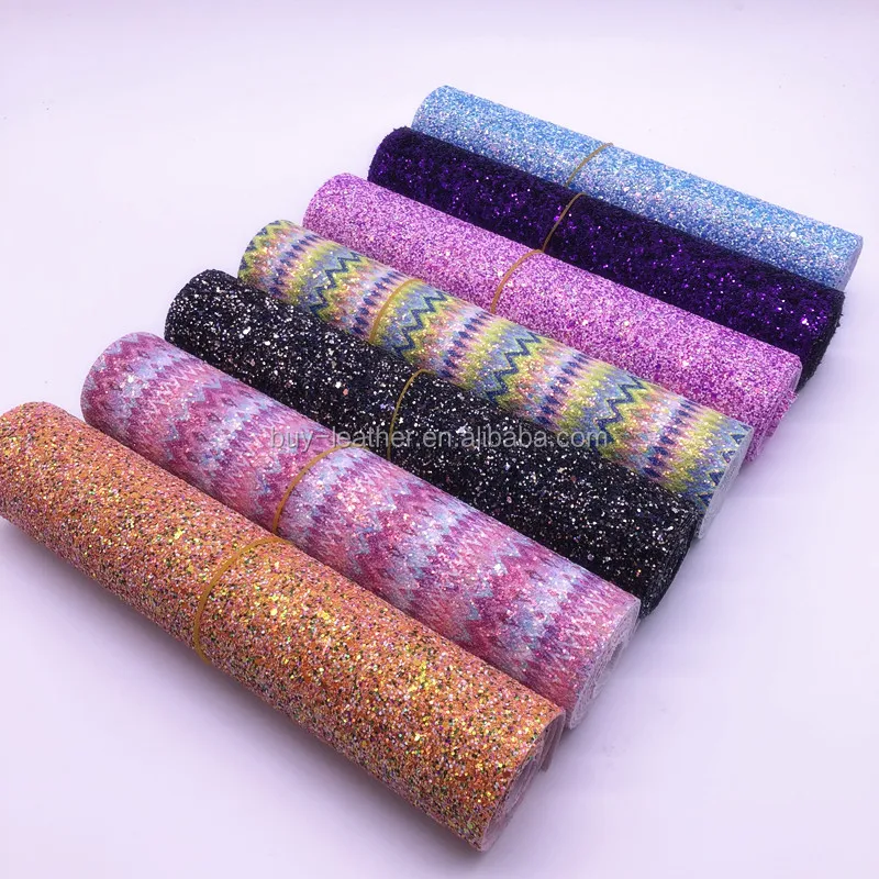 12x52 Inch Various Colors Chunky Glitter Fabric Rolls Buy 12x52 Inch