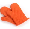 Cheap price kitchen microwave oven gloves thicken grid cooking heat resistant mitt outdoor travel BBQ cotton gloves