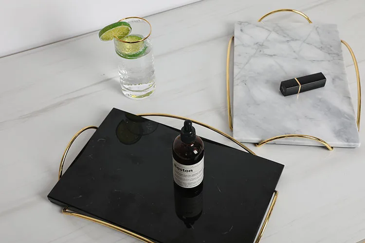 Marble Tray with Handles