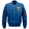 new fashion design waterproof windbreaker custom logo nylon men track bomber jacket