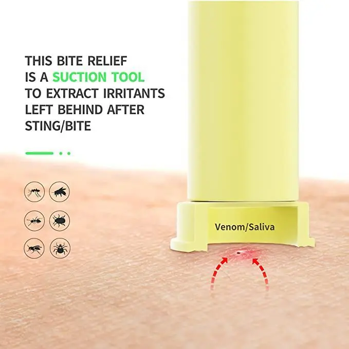 Bug Bite Vacuum Remover Suction Extractor Mosquito Bite Helper After