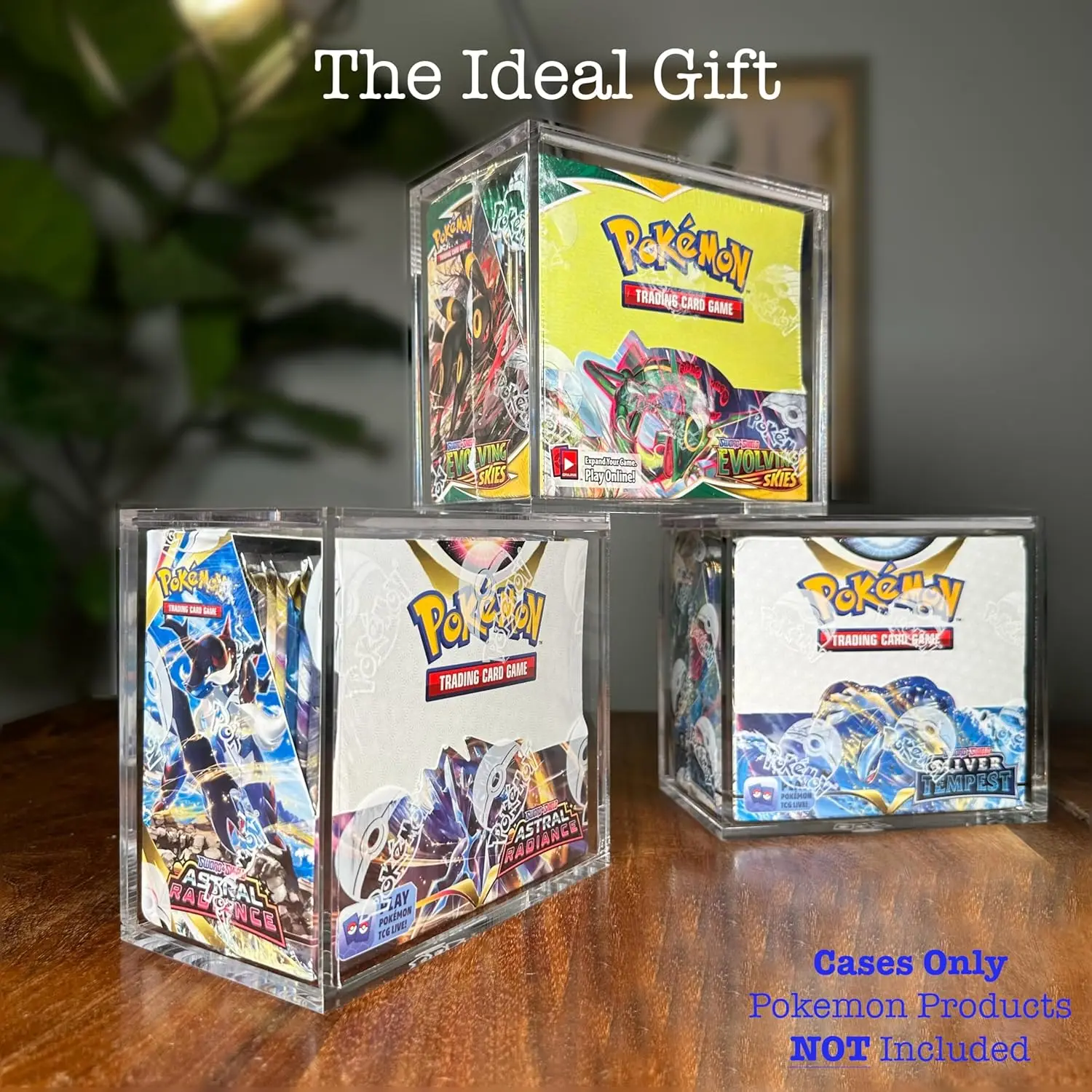 Pokemon Booster Box Case - Clear Acrylic Display Rack