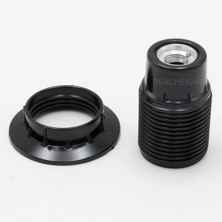 Candelabra Socket With Ring Black Phenolic Candelabra Base Lamp Holder ...