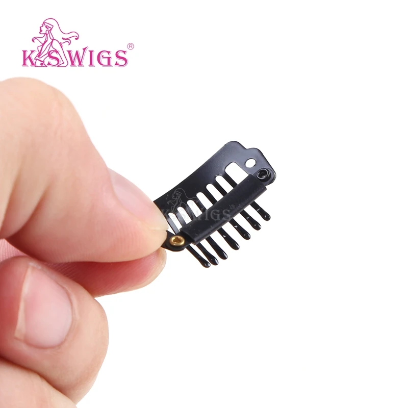 K.s Wigs 50pcs I Shape Metal Snap Clips For Clip In Hair Extensions Diy