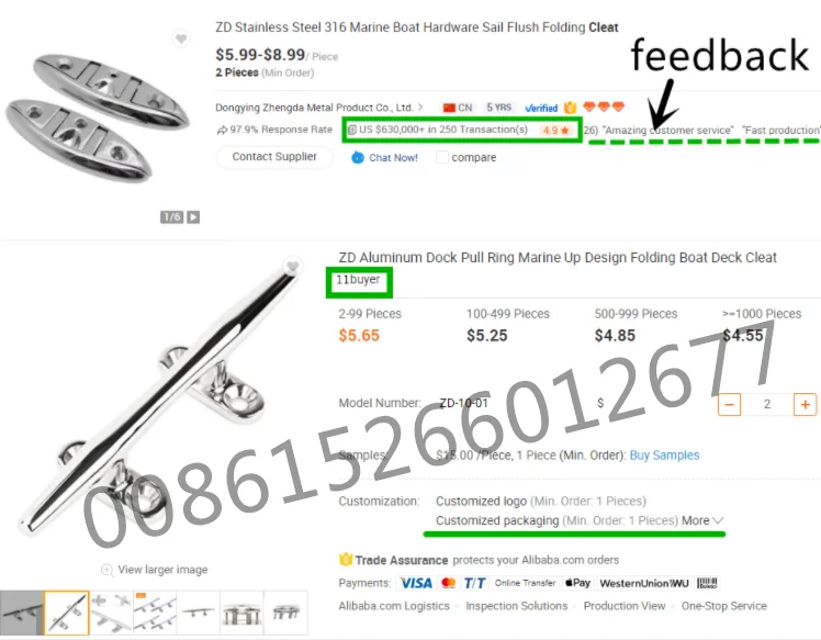 Zd Folding Boat Deck Mooring Nylon Yacht Marine Black Cleat Buy Pop