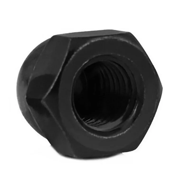 Gb923 Black Oxide Coating Acorn Hexagon Nuts Buy Black Oxide Coating