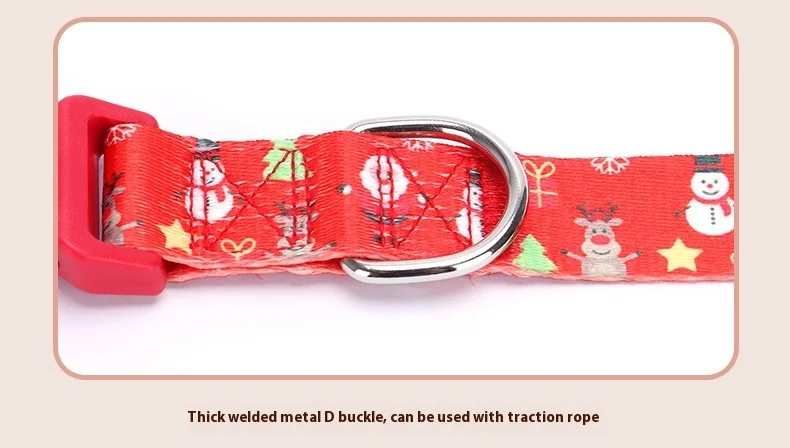 Pet Dog Holiday Christmas Collar