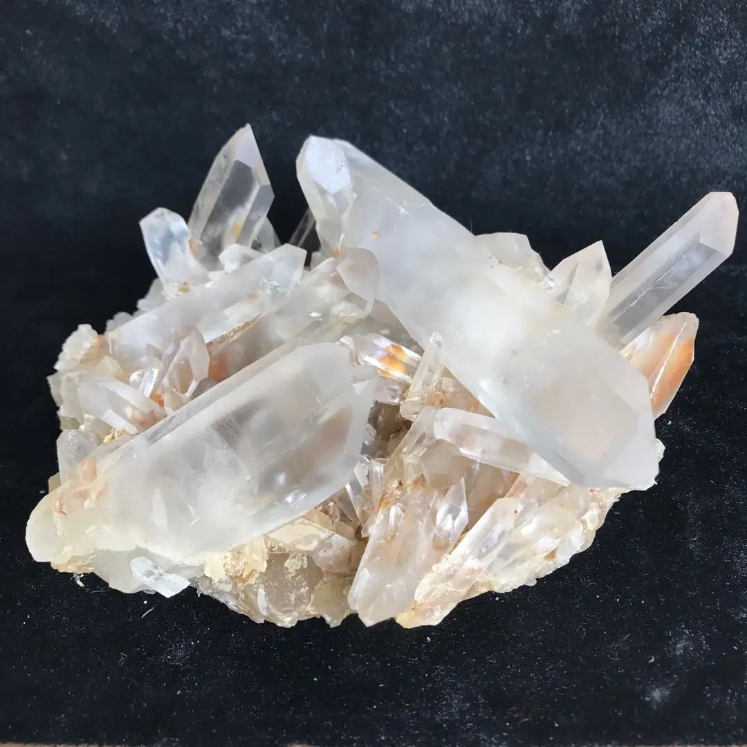 批发天然石英透明石英簇水晶装饰