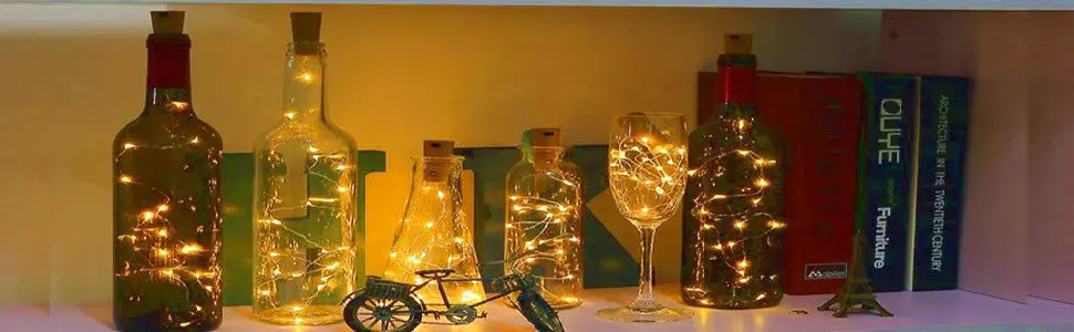 15 LED Lights Night  Light Wine Bottle Lamp Xmas Party Home Decor GIFT 
