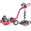 Wholesale china best 9Hp gas powered post hole digger,hydraulic post hole digger