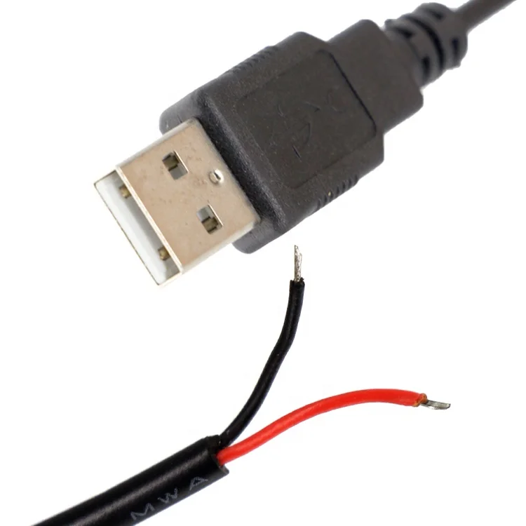 

USB to bare end cable,100 Pieces