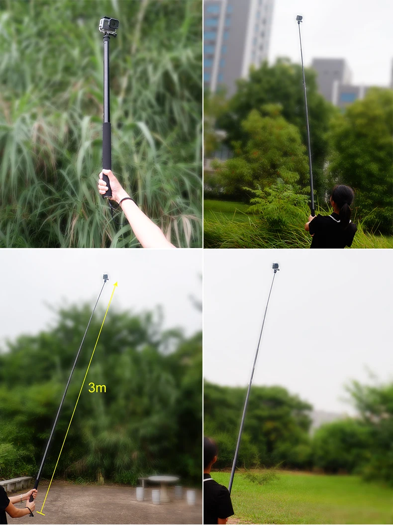 Insta360 One X 3m Aluminum Alloy Pole Rod Edition Invisible Ultra-long ...