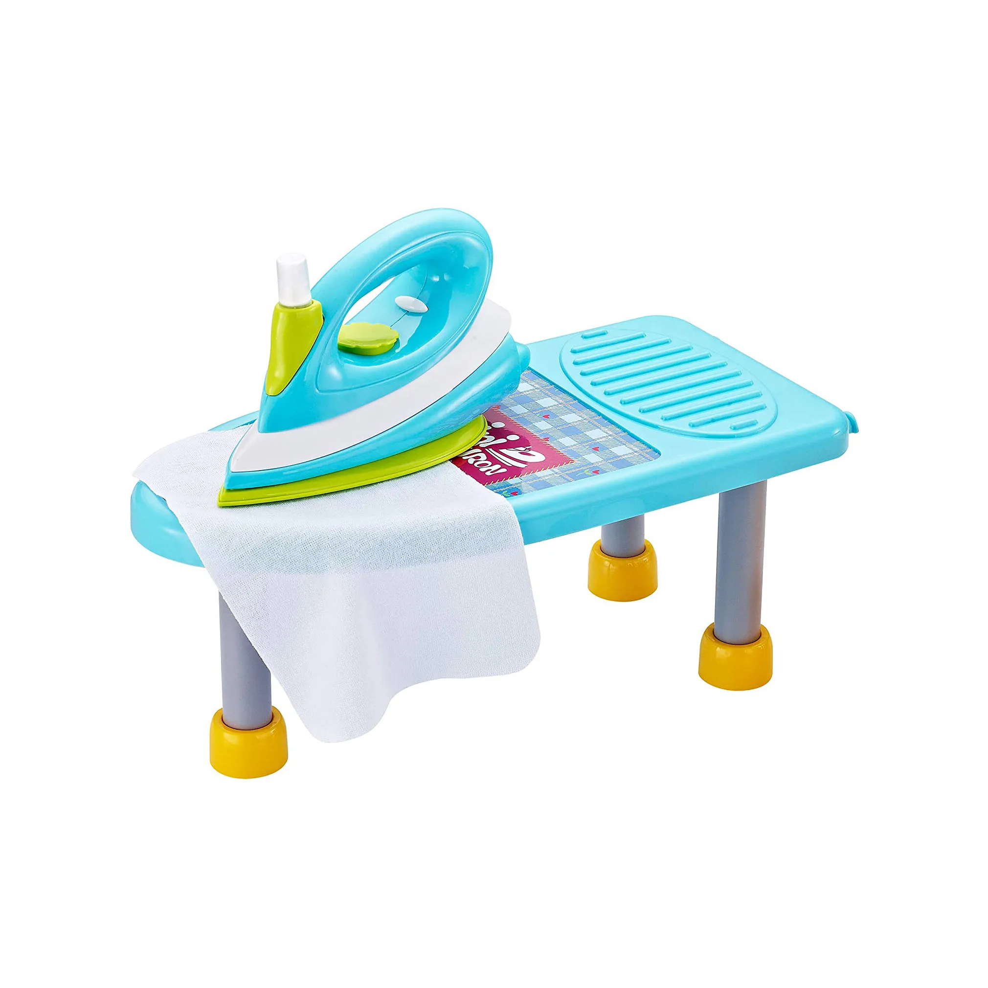 Kids Toy Ironing Board Set Housekeeping Pretend Play Cleaning Toy
