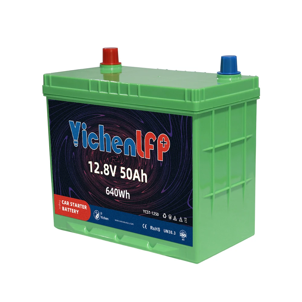 Yichenlfp 46b24l/r Starting Battery 12v 50ah Cca800 4s1p Lithium