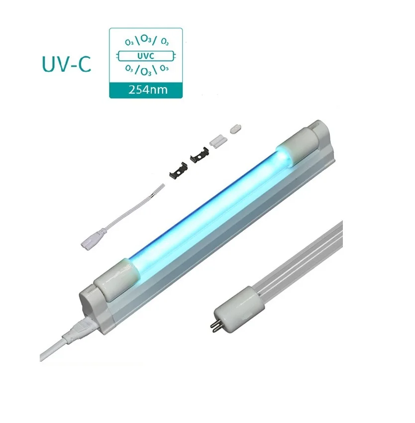 T8 G13 254nm quartz uv lamp with ultraviolet light uv leds with 5 years warranty