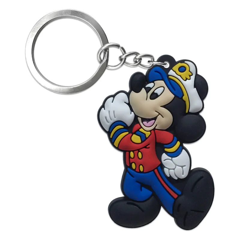 Custom Action Figure Soft Rubber Pvc Keychains Key Chain 2d Cartoon