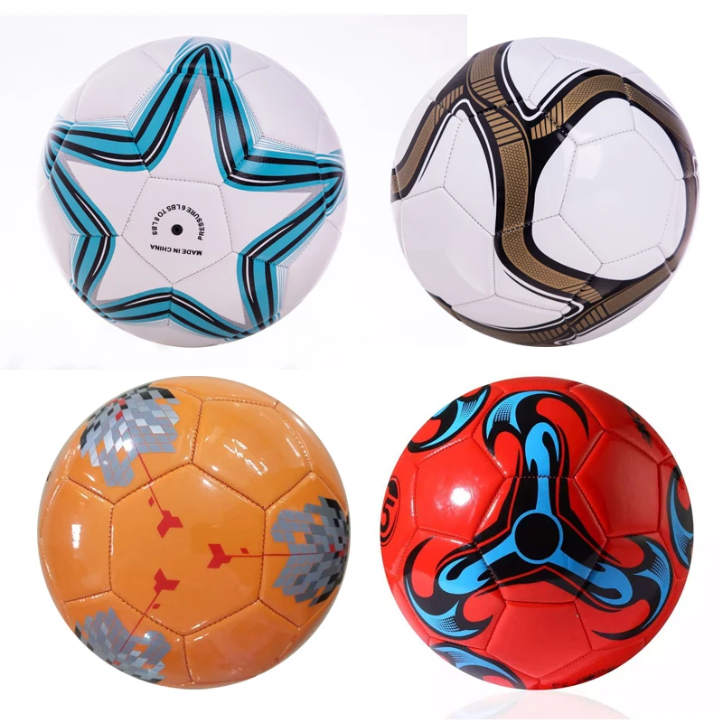 Customize Cheap Match Cup Football Soccer Ball Material Have Pvc/tpu/pu