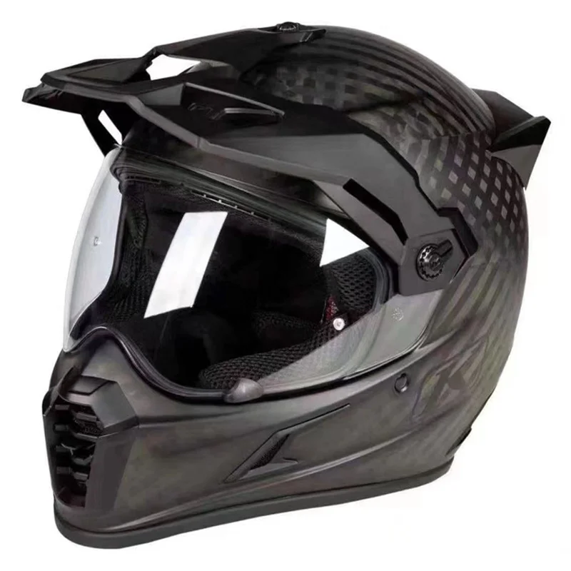 Klim Krios Pro Motorcycle Helmet Carbon Fiber Offroad Rally Helmet Adv