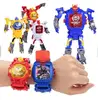 2019 New transform toy robot watch for children