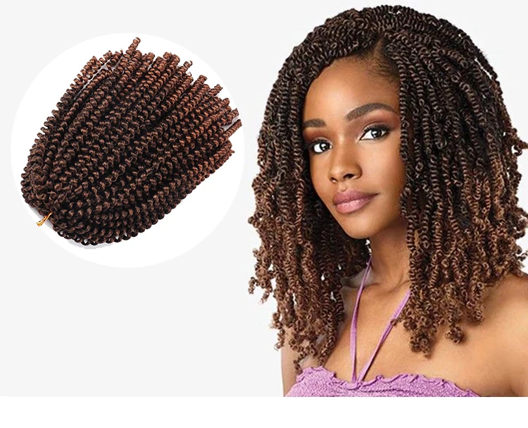 Wholesale Spring Twist Crochet Hair Pretwisted Synthetic Spring Hair 