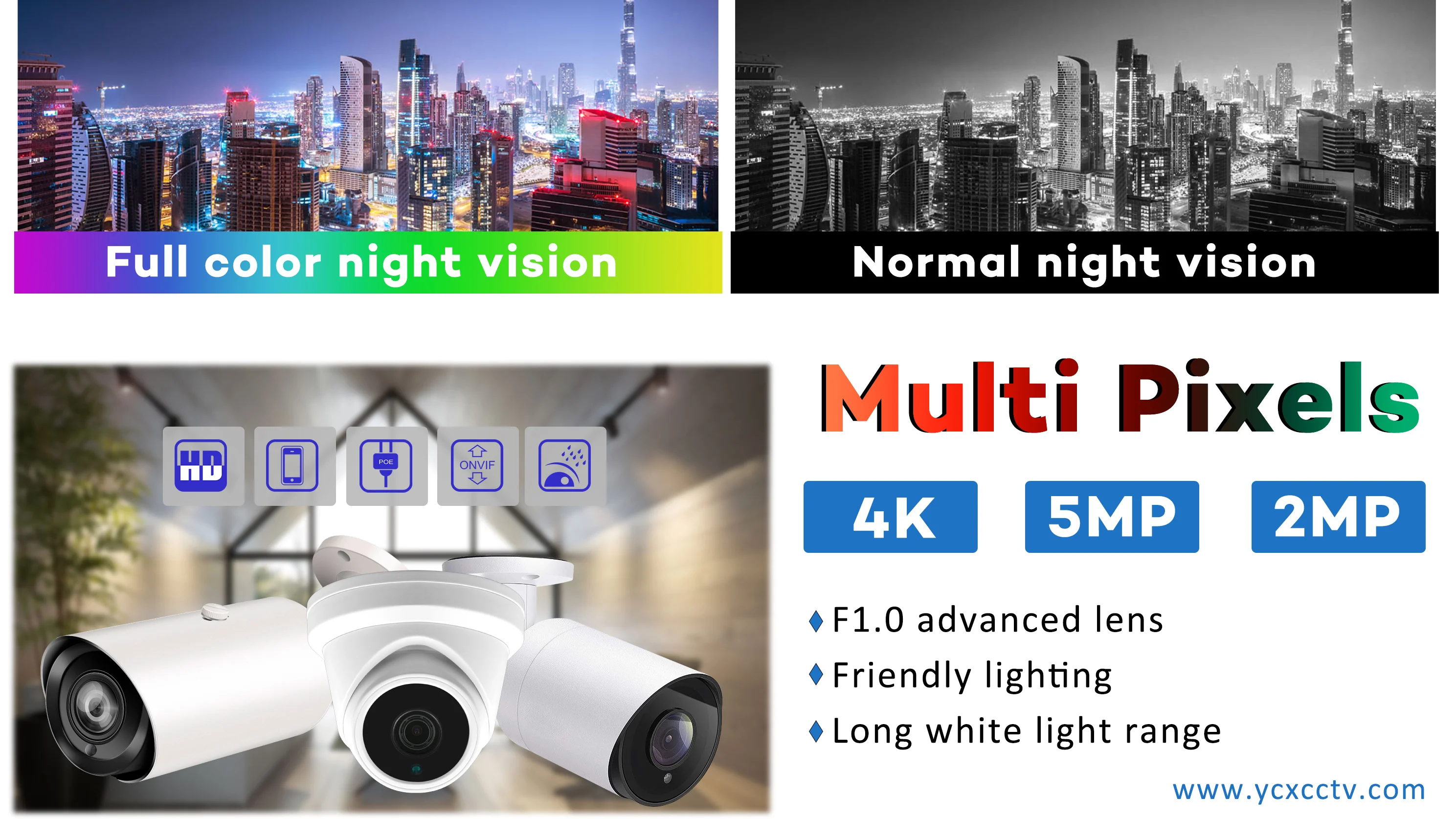 5MP HIK Colorvu Camera with Night Vision & Motion Detection