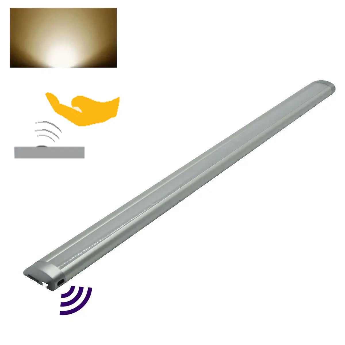 Wardrobe Light Fixture Kitchen Linear Wall Lamp LED Under Cabinet Light with sensor switch