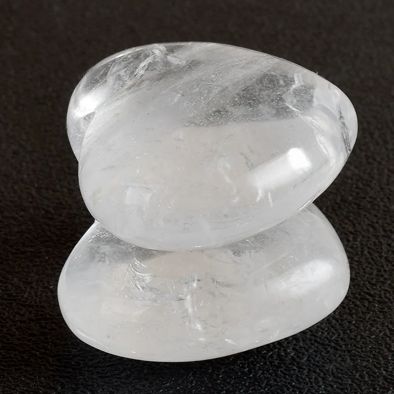 sell natural clear quartz white crystal heart shaped crafts