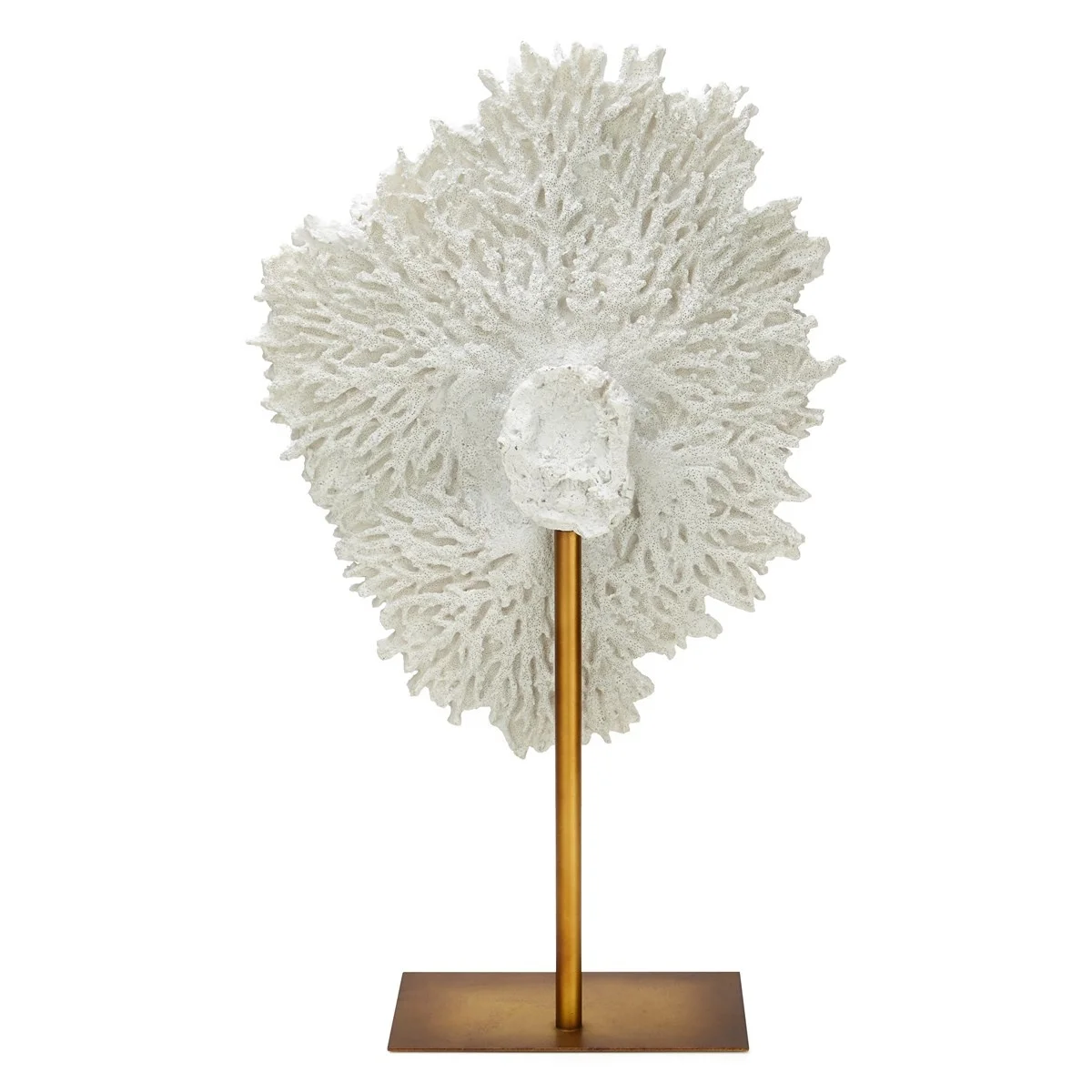 Wholesale Luxury artificial lifelike large resin coral on metal base decoracion para el hogar supplier