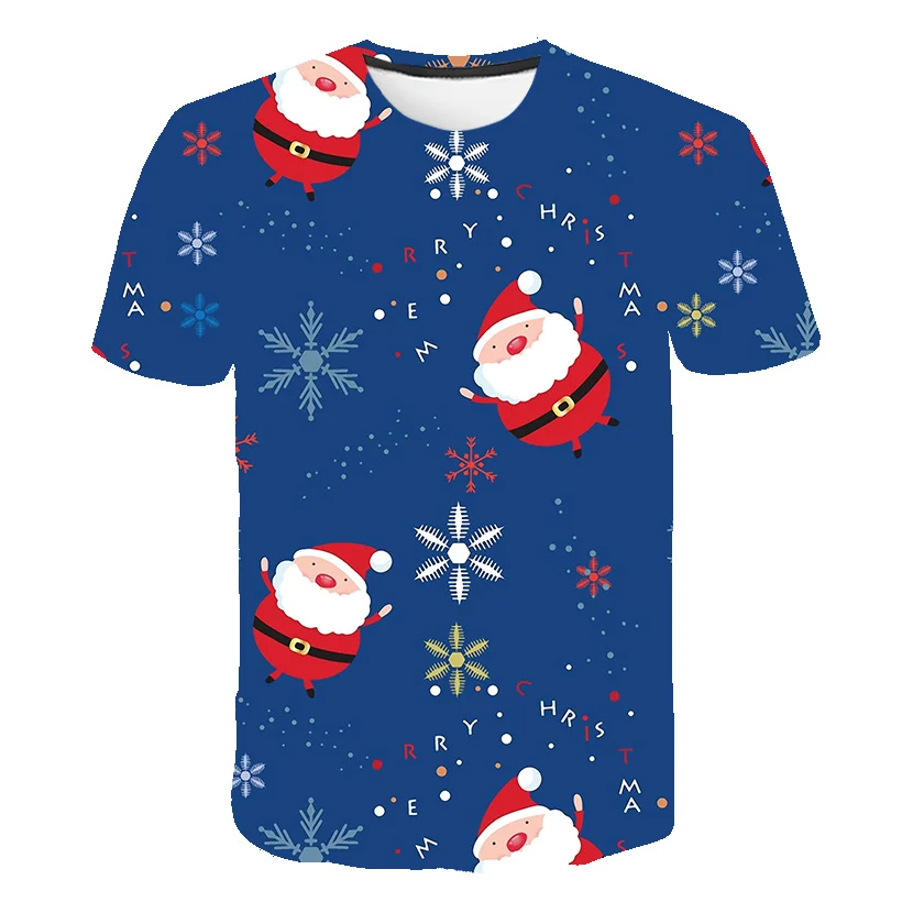 2020 Hot-sale T Shirt Men Christmas Tshirt Men Funny Anime Clothes T ...