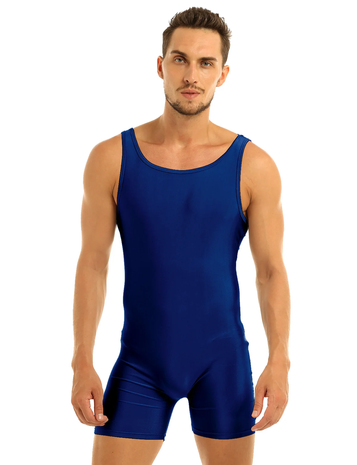 lowest prices around Men's OnePiece Unitard Sleeveless Bodysuit