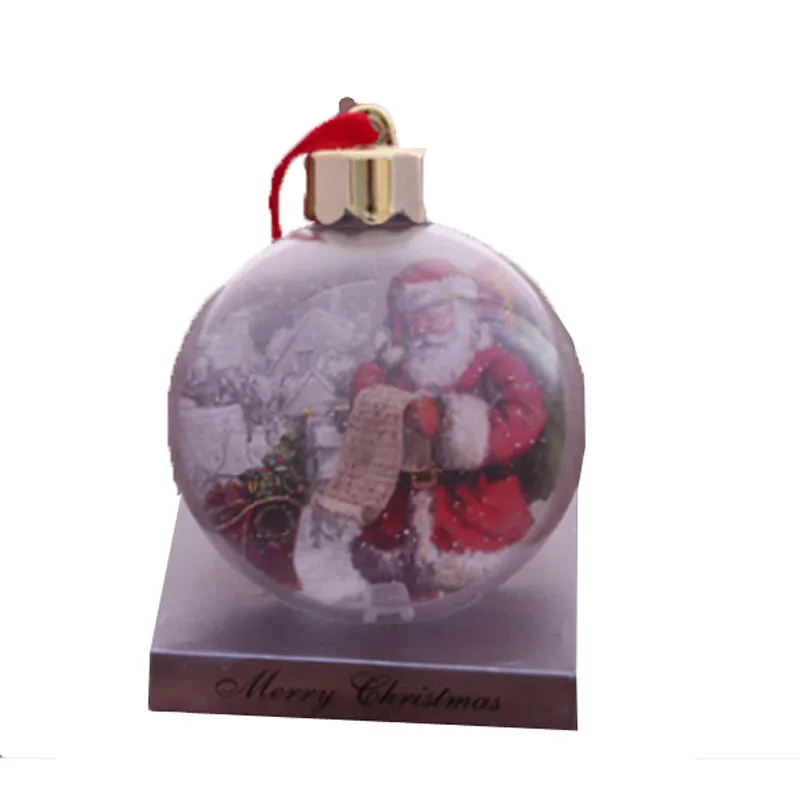 Merry Christmas Custom Photo Ornament 2020 Christmas Theme Round