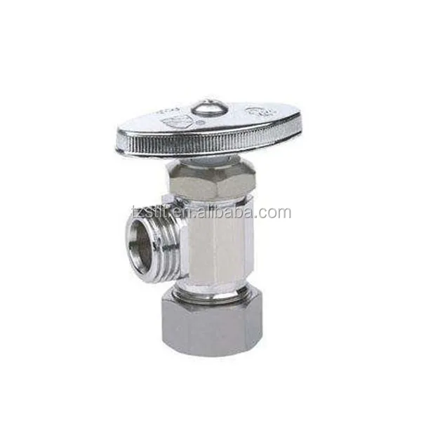 Customer Reviews For EZ-Fluid 1/2\" FIP X 3/8\" OD Comp. Heavy Duty Lead Free Brass Angle Stop Valve Water Shut Off Ball Valve 1/4 Quarter Turn Chrome Brass-1Pc