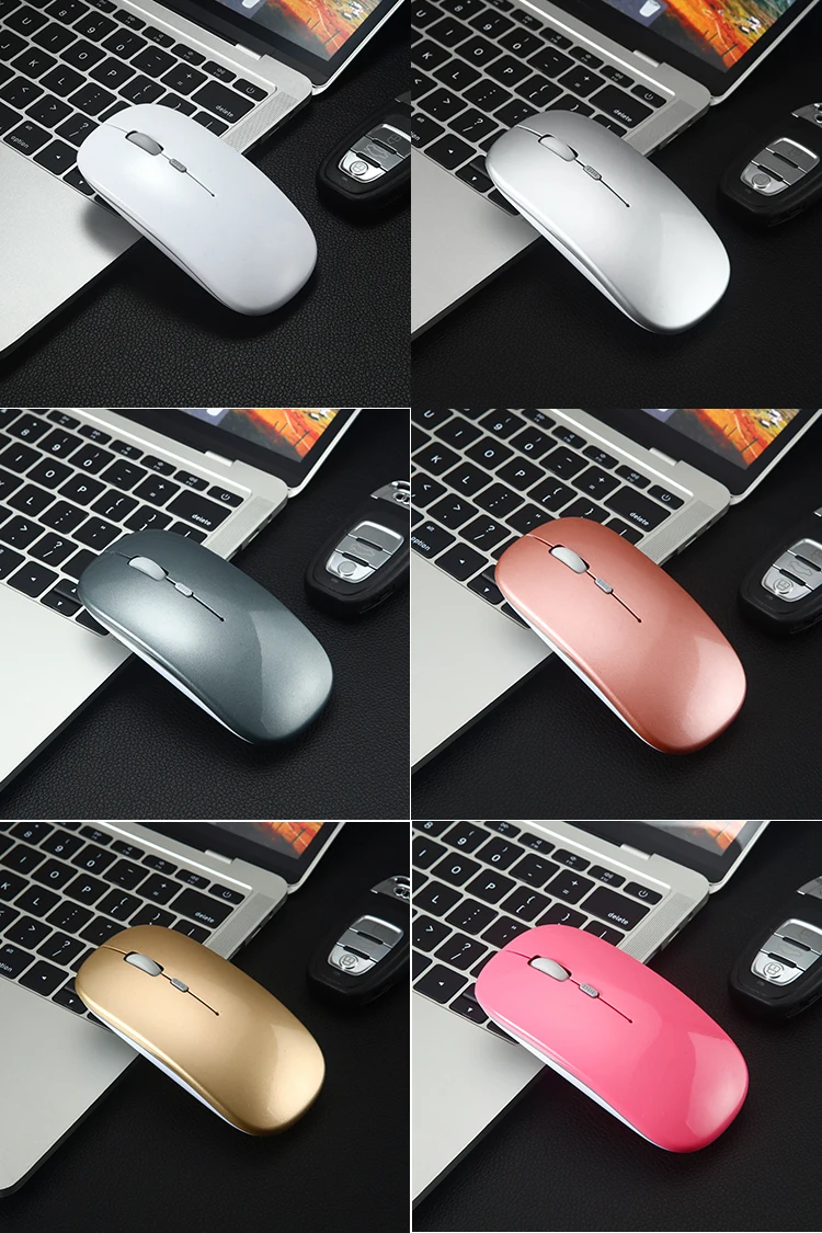 High quality OEM Computer Accessories Slim 2.4g Rechargeable Wireless Mouse