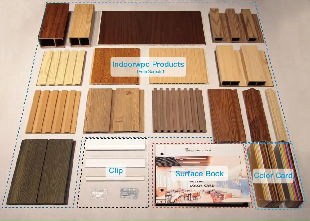 Eco Friendly Marble Grain Bamboo Wood Fiber Wall Panels