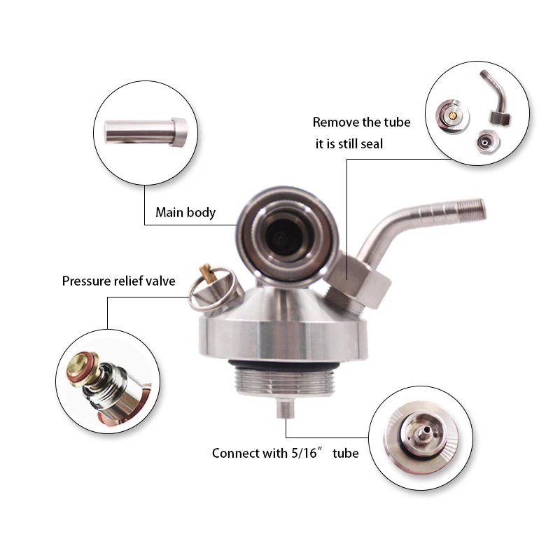 5l Homebrew Portable Draft Keg System Kit For Home Brew Beer With