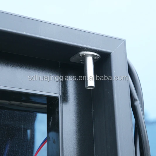 Cold Solution Anti Fog Walk In Cooler Glass Door With Shelving