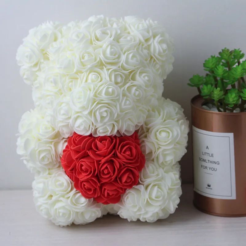 25cm rose bear