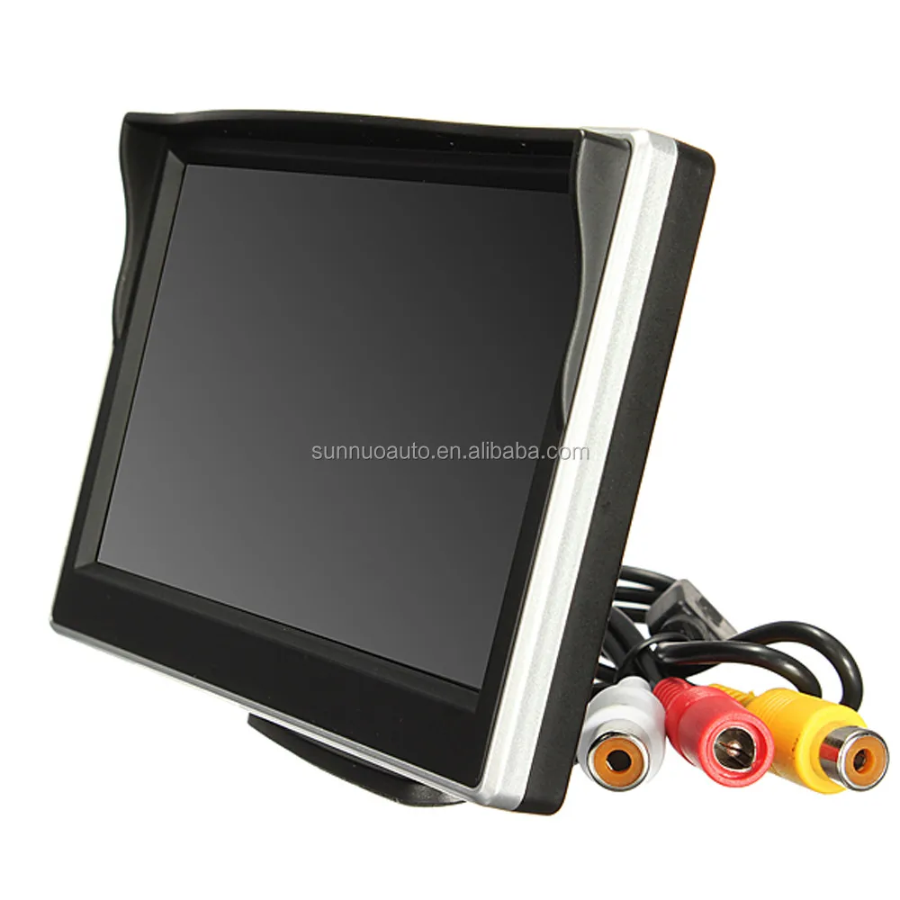 5inch Ahd Car Monitor Tft Lcd Display Dc 12v For Reversing Camera Car