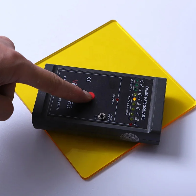 Yellow Anti Static Polycarbonate Sheet Manufacturer With 14 Years