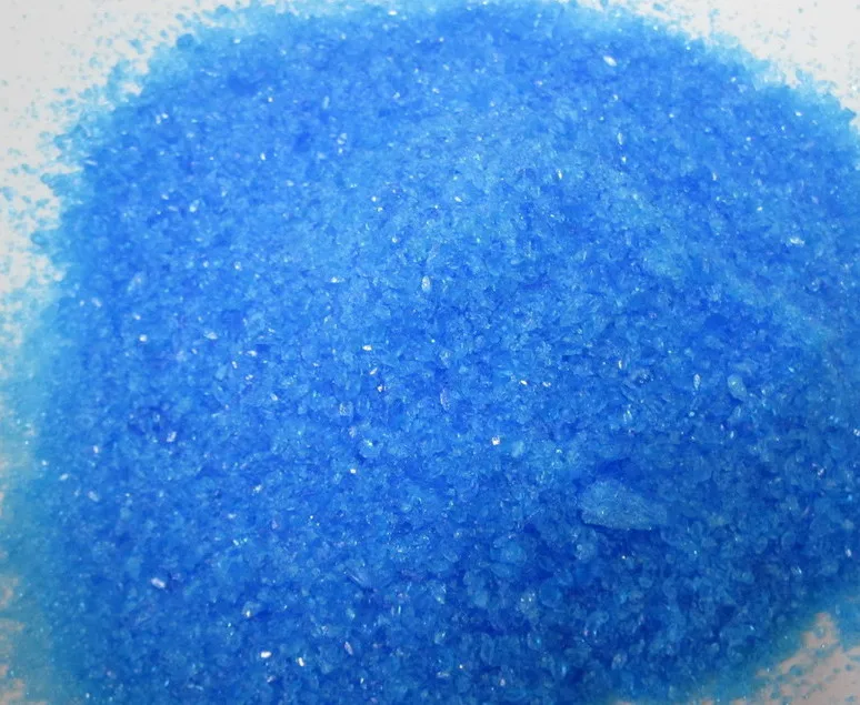 
copper sulphate pentahydrate electroplating grade 99% min. 