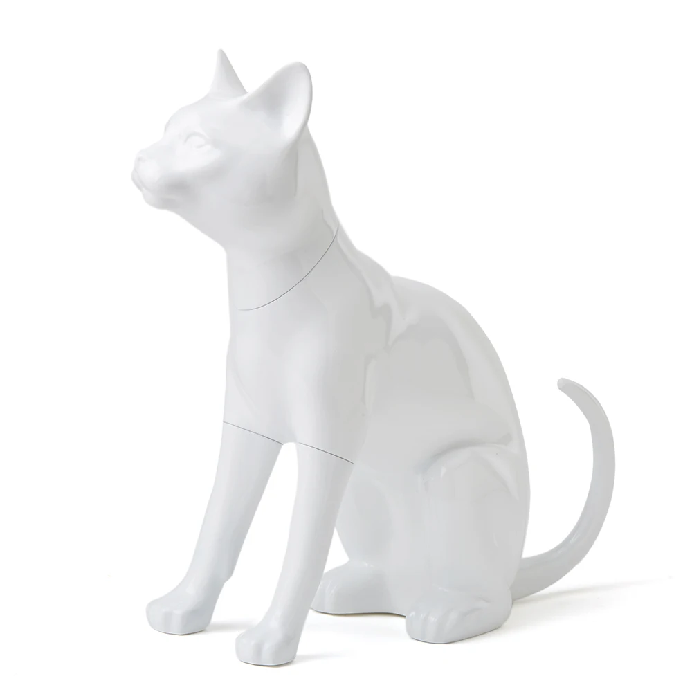 Wholesale Lifelike Life Size Cat Statue Display Animal Cat Model Mannequin For Pet Stores Usage