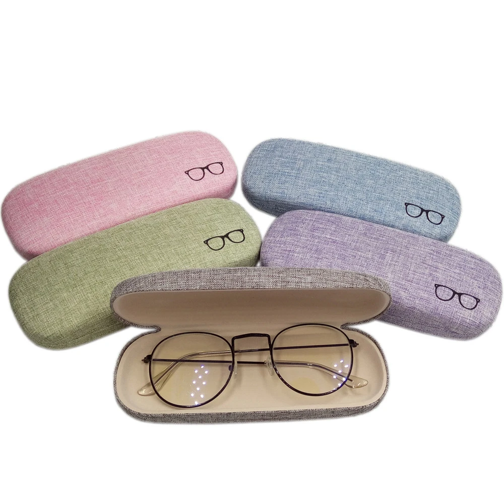 Currency Symbol Argentine Peso Glasses Case Eyeglasses Clam Shell Holder Storage Box