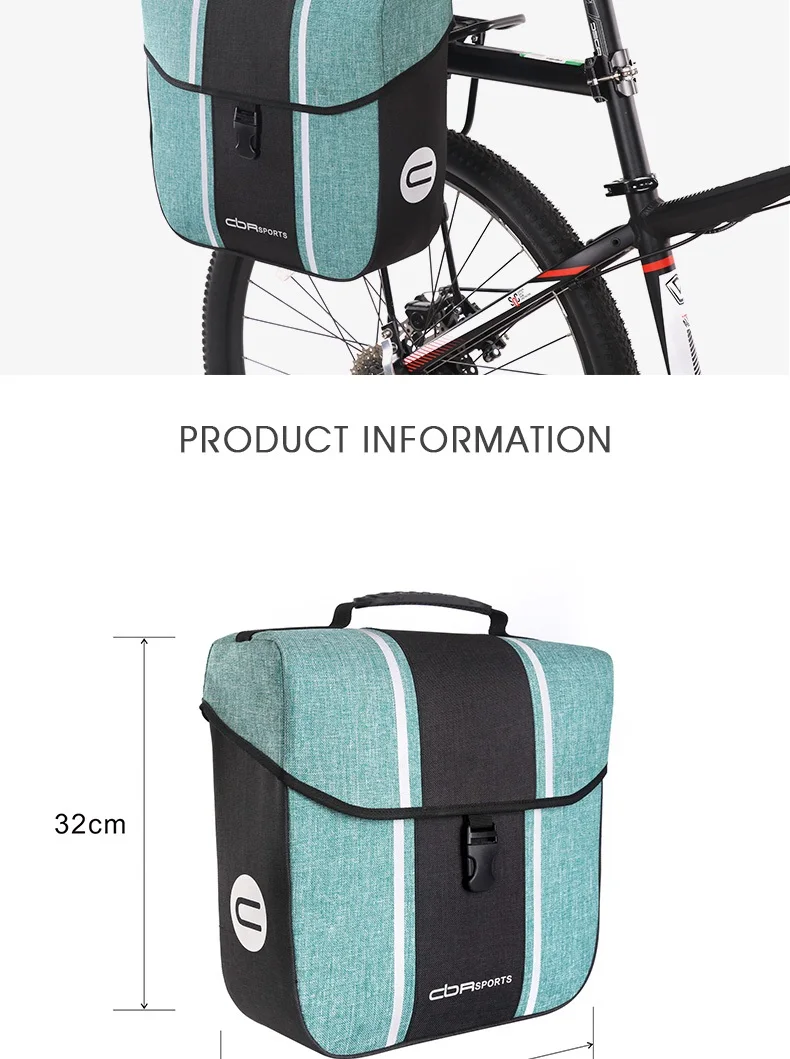 New Product Cbrb011 Waterproof Rear Shelf Bag Cycling Travel Bag