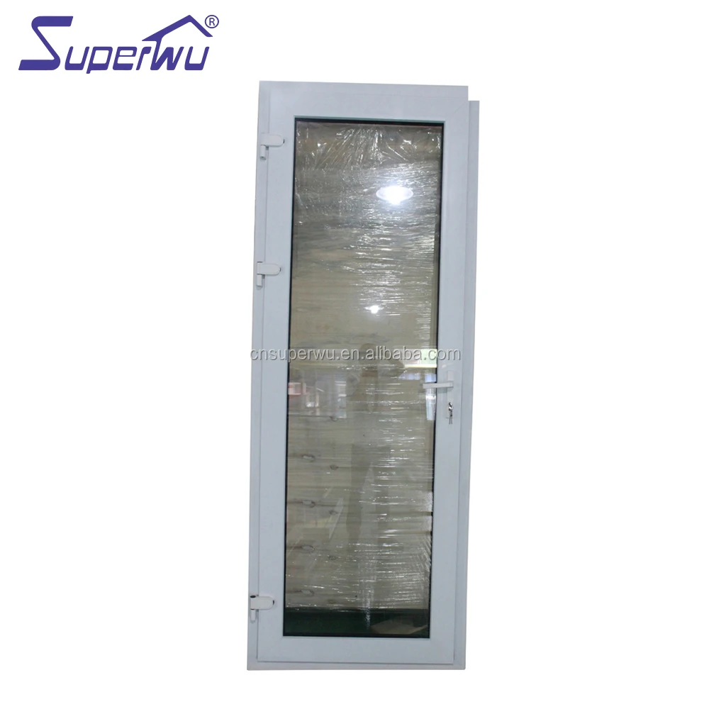 Hurrican proof double glass insulating glass aluminium casement door