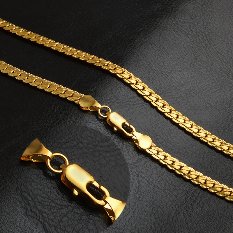 18k Gold Necklace 5mm 20inch 