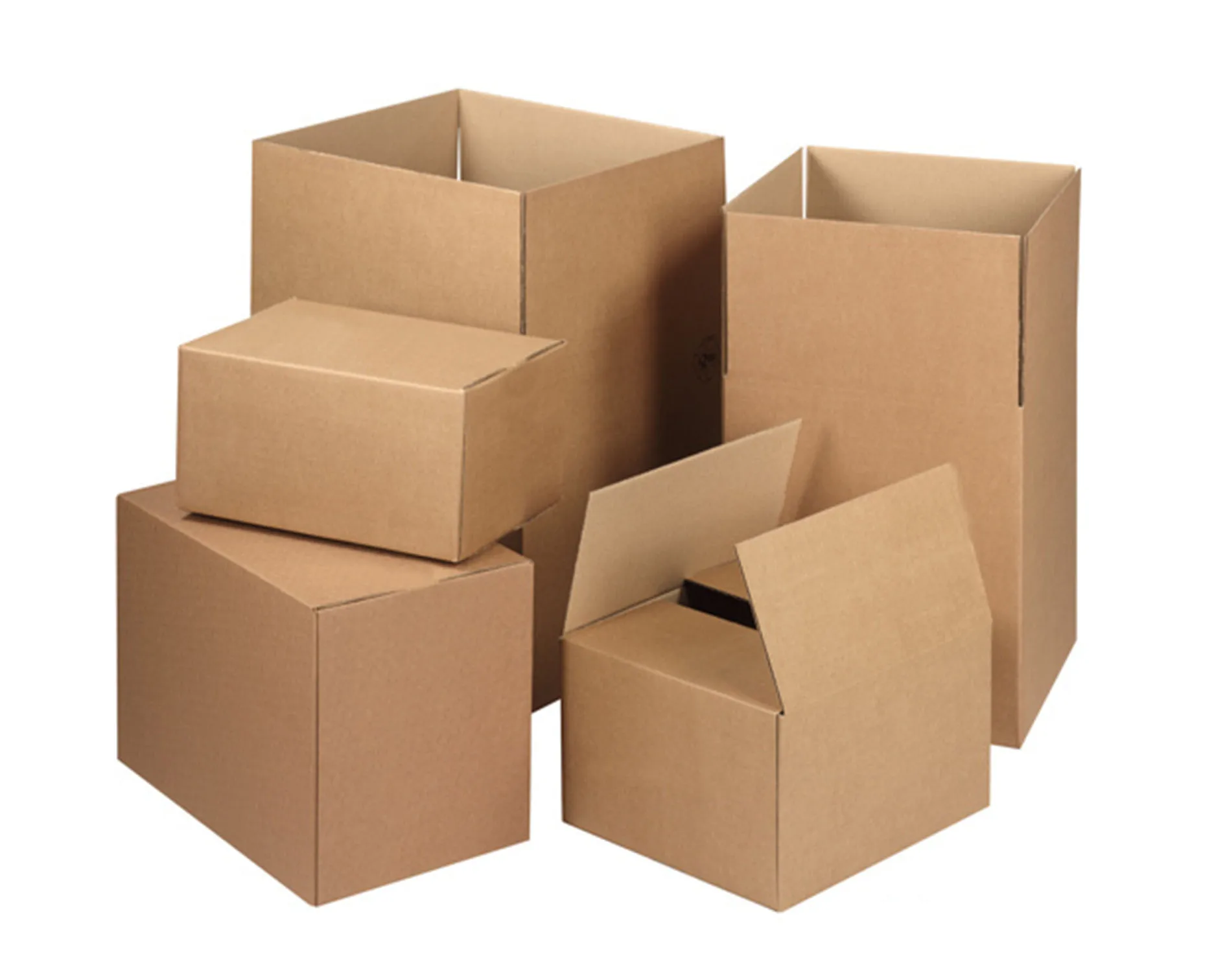 wholesale ready to ship standard size corrugated cardboard
