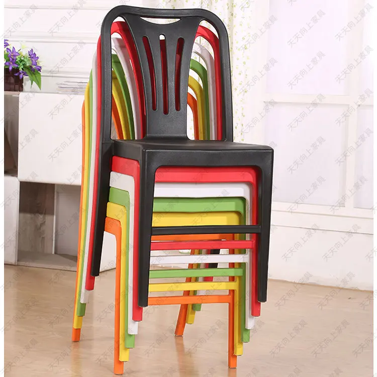 Mass Production Wholesale Prices for Plastic Tables and Chairs Popular Dining Chair Economic Price Restaurant Chair For Sale