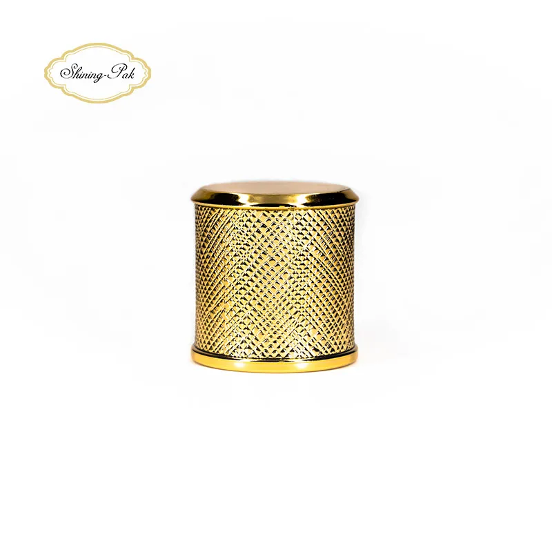 15mm Round Shiny Gold Perfume Cap Perfume Bottle Cap Lids Closures